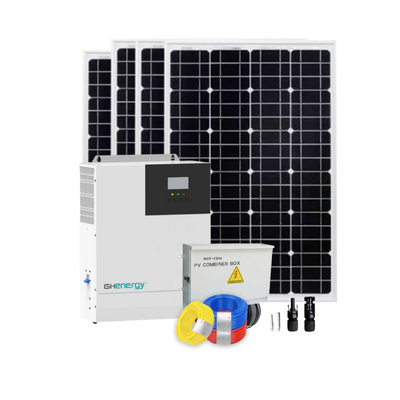 Panel Surya Poli 3KW-20KW Dan Powerwall Dengan Baterai Lithium