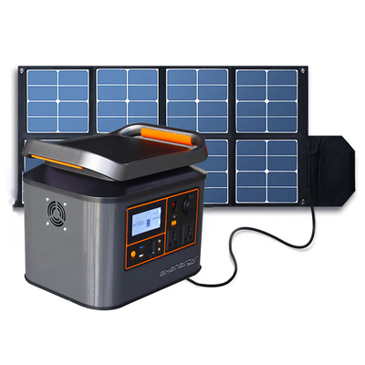 Pembangkit Listrik Tenaga Surya Portabel 500W 1000W Praktis Untuk Berkemah