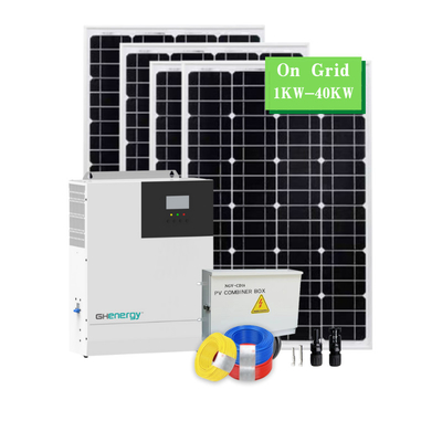 Tata Surya Hibrida Multiscene Ultraportable 5KW 10KW 20KW Untuk Rumah