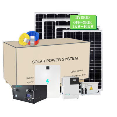 Sistem Tenaga Surya Perumahan MPPT 1500W Praktis Terbarukan