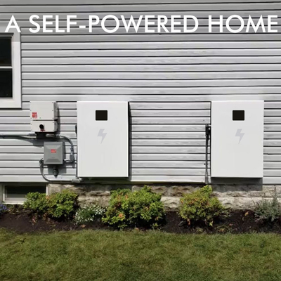 5kwh 10kwh 15kwh Baterai Panel Surya Powerwall 48V Praktis Untuk Rumah