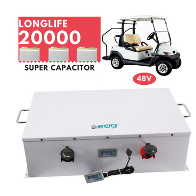 Graphene Super Capacitor Battery 48v 3900wh Untuk Untuk Kereta Golf Dan Kereta Listrik