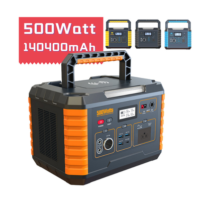 Generator Pembangkit Listrik Tenaga Surya Portabel 50Hz / 60Hz 500W Tahan Lama