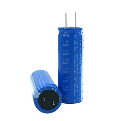 Sel Superkapasitor Listrik IEC 4.2V 4000F Untuk Sistem Lampu Tenaga Surya