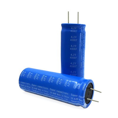 Sel Superkapasitor Listrik IEC 4.2V 4000F Untuk Sistem Lampu Tenaga Surya