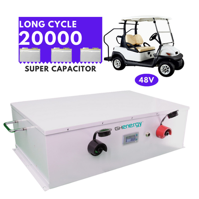 Baterai Supercapacitor Kereta Golf 48v 2100wh Graphene Super Capacitor Battery