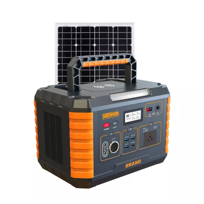Pembangkit Listrik Tenaga Surya Portabel LiFePO4 MPPT, Catu Daya Seluler Luar Ruang 3.7V
