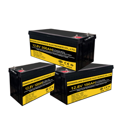 Baterai Siklus Dalam 120Ah 240Ah 12V LiFePO4 Untuk Penyimpanan Kereta Golf