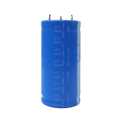 Ramah Lingkungan Tahan Lama 2.7V 400F Baterai Kapasitor Super Daya Tinggi Untuk Mobil 35x60Mm