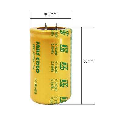 Snap In Supercapacitor Cell , 2,7 Volt 500 Farad Ganti Baterai
