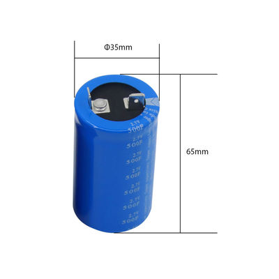 Kapasitor Super Lug 2,7 Volt 500 Farad Ganti Baterai Melalui Lubang