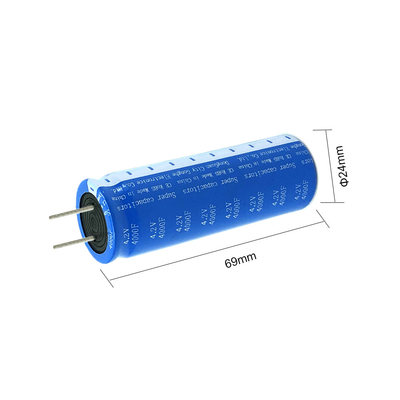 Sistem Kelistrikan Baterai Kapasitor Daya Umur Panjang 4.2V 4000F Sistem Lampu Surya