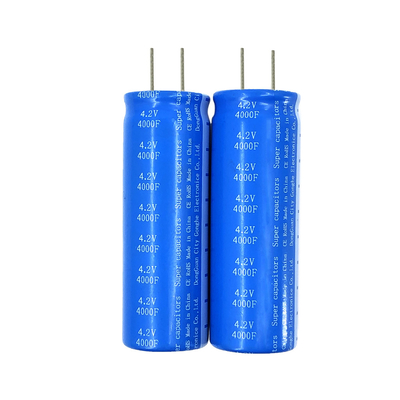 Baterai Super Kapasitor Alat Rumah Tangga 4.2V 4000f 2.7v 3000f