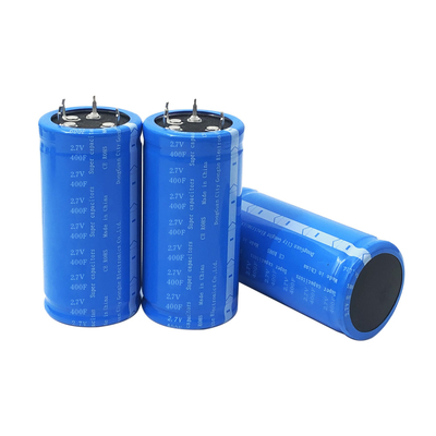 No Fire 2.7V 400F Super Capacitor Battery Untuk Mobil 35x60Mm Serbaguna