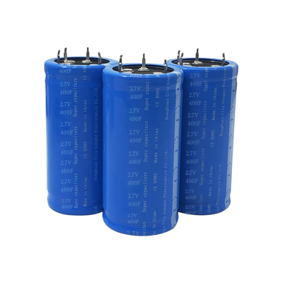 No Fire 2.7V 400F Super Capacitor Battery Untuk Mobil 35x60Mm Serbaguna