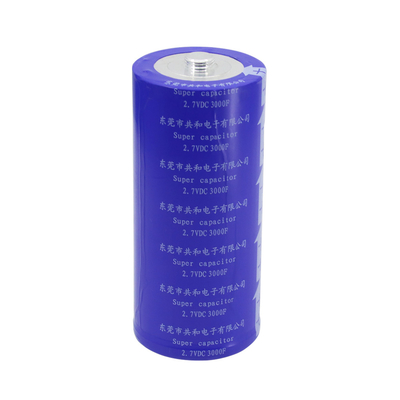 Baterai Super Capacitor 60x136mm 2.7V 3000F Praktis Tidak Ledakan