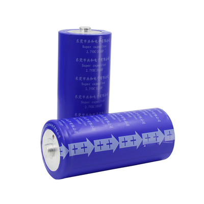 Baterai Super Capacitor 60x136mm 2.7V 3000F Praktis Tidak Ledakan