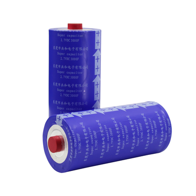 Baterai Super Capacitor 60x136mm 2.7V 3000F Praktis Tidak Ledakan