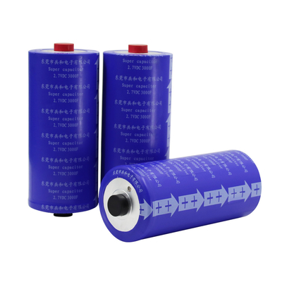 Baterai Super Capacitor 60x136mm 2.7V 3000F Praktis Tidak Ledakan