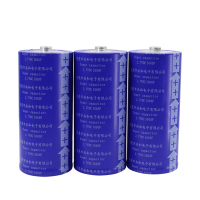 Baterai Super Capacitor 60x136mm 2.7V 3000F Praktis Tidak Ledakan