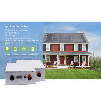 Tata Surya DC Capacitor Power Bank 48V 2100WH Warna Perak Tahan Lama